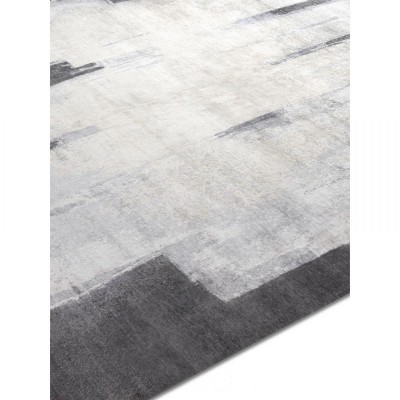 BLOCK N.03 SILVER GRAY ON DARK GRAY